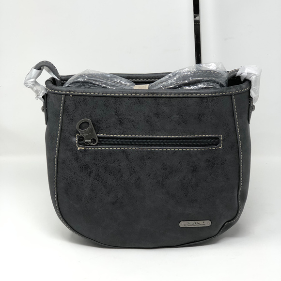 Montana West Concho Collection Crossbody Gray - Picture 3 of 5